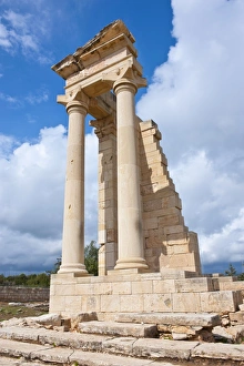 Images Dated 7th March 2008: Sanctuary of Apollon Ylatis, Kourion, Cyprus, Europe