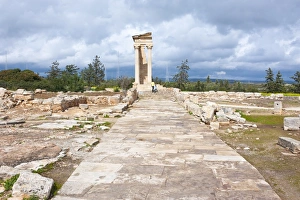 Images Dated 7th March 2008: Sanctuary of Apollon Ylatis, Kourion, Cyprus, Europe