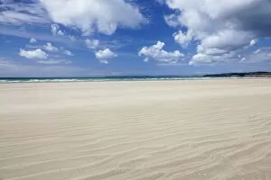Images Dated 27th August 2011: Sand beach, Pentrez Plage, Finistere, Brittany, France, Europe