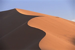 Curving Prints: Sand dune near Sesriem
