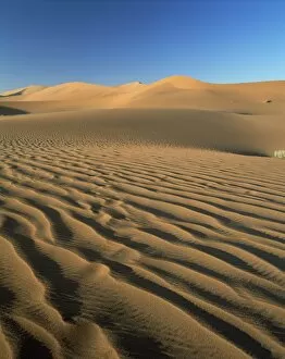 Sand dunes and dune sea