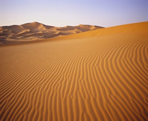 Sand dunes, Grand Erg Occidental, Sahara Desert, Algeria, Africa