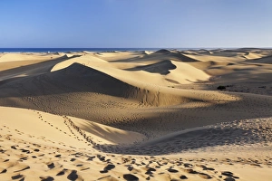 Sand dunes of Maspalomas, Maspalomas, Gran Canaria, Canary Islands, Spain, Atlantic, Europe