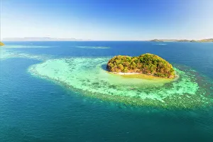Coral Reef Prints: Sand Island off Chindonan Island