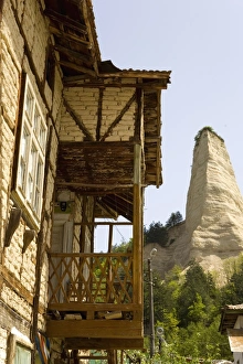 Sand pyramids, Melnik, Bulgaria, Europe