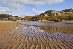 Images Dated 16th October 2009: Sand ripple patterns on Little Gruinard beach, Gruinard Bay, Wester Ross