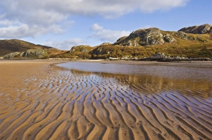 Images Dated 16th October 2009: Sand ripple patterns on Little Gruinard beach, Gruinard Bay, Wester Ross