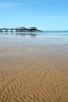 Rippled Gallery: Sand ripples at Cromer Pier, Cromer, Norfolk, England, United Kingdom, Europe