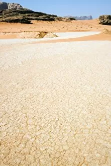 Sand in Wadi Rum, Jordan, Middle East