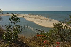 Sandbank at the Antsanitian Beach Resort, Mahajanga, Madagascar, Indian Ocean, Africa
