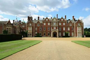 Mansion Prints: Sandringham House, Sandringham Estate, Norfolk, England, United Kingdom, Europe