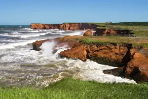 Gulf Prints: Sandstone cliffs of Belle-Anse