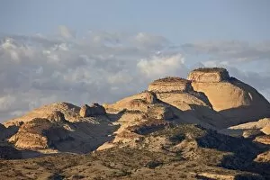 Images Dated 20th October 2010: Sandstone domes and clouds, Capitol Reef National Park, Utah, United States of America