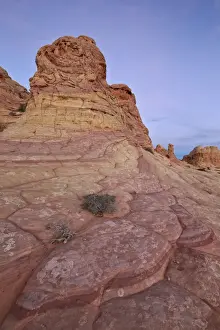 Hoodoo Prints: Sandstone formation at dawn, Coyote Buttes Wilderness