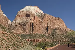 Zion Prints: Sandstone formations viewed from the Zion to Mount Carmel Highway, Zion National Park