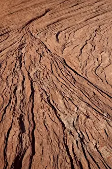 Sand Stone Prints: Sandstone layers eroded into a fan