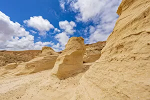 Sandstone Gallery: Sandstone rock formation and canyons at Barranco de los Encantados