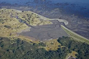Images Dated 6th September 2009: Sandy coastline from the air, Alaska Peninsula, Alaska, United States of America