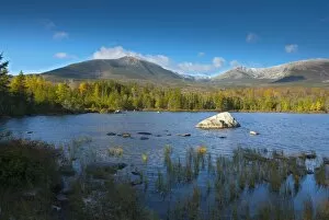 Images Dated 12th October 2010: Sandy Stream Pond, Baxter State Park, Maine, New England, United States of America, North America