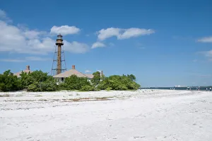 Light House Prints: Sanibel lighthouse, Sanibel Island, Gulf Coast, Florida, United States of America
