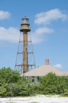 Light House Prints: Sanibel lighthouse, Sanibel Island, Gulf Coast, Florida, United States of America