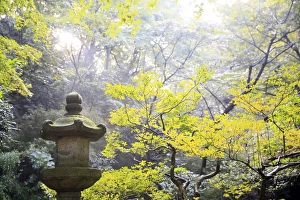 Typically Asian Prints: The Sankeien Garden, Yokohama, Tokyo, Japan, Asia