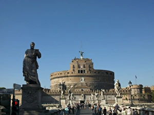 2nd Century Prints: Sant Angelo Castle, Rome, Lazio, Italy, Europe