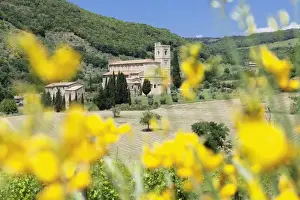 Monasteries Prints: Sant Antimo Abbey, monastery, Castelnuovo dell Abate