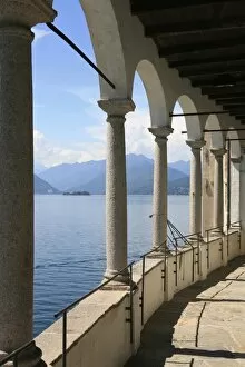 Santa Caterina del Sasso Monastery, Lake Maggiore, Lombardy, Italy, Europe