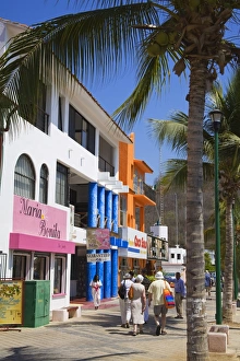 Santa Cruz Prints: Santa Cruz Port, Bahias de Huatulco, Oaxaca State, Pacific Coast, Mexico, North America