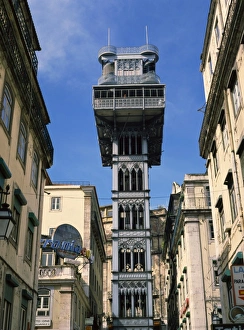 Iron Work Prints: The Santa Justa Lift