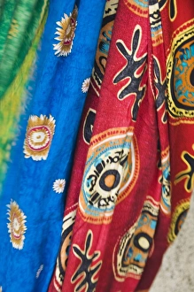 Fabric Prints: Santa Maria on the island of Sal (Salt), Cape Verde Islands, Africa