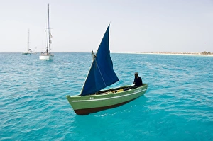 Santa Maria Prints: Santa Maria, Sal (Salt), Cape Verde Islands, Atlantic Ocean, Africa