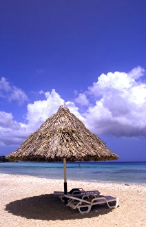 Images Dated 22nd July 2007: Santa Martha Bay beach, Curacao, Netherlands Antilles, Caribbean, Central America