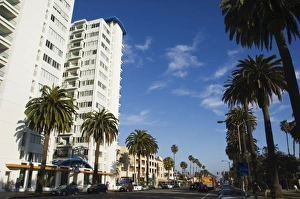 Santa Monica Prints: Santa Monica Beach condominiums