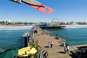 Piers Prints: Santa Monica Pier