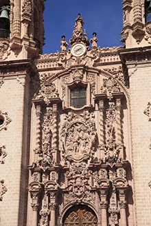 Santa Prisca Church, Plaza Borda, Taxco, Guerrero State, Mexico, North America