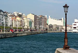 Lamp Post Prints: Santander, Cantabria, Spain, Europe