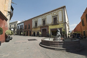 Queretaro Prints: Santiago de Queretaro (Queretaro), a UNESCO World Heritage Site, Queretaro State
