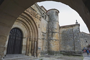 Cantabria Prints: Santillana church, Santillana del Mar, Cantabria, Spain, Europe