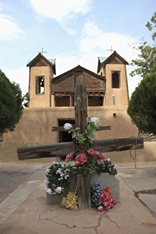 Santuario de Chimayo, Lourdes of America, Church, Chapel, Religious Pilgrimage Site, Chimayo, New Mexico, United States of America, North America