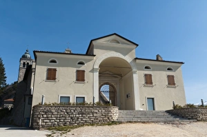 Lombardia Prints: Santuario di Montecastello, Tignale, Lago di Garda (Lake Garda), Lombardy, Italy, Europe