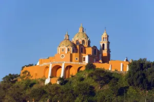 Domes Prints: Santuario de Nuestra Senora de los Remedios, Cholula, Puebla state, Mexico North America