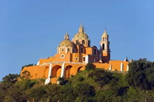 Domes Gallery: Santuario de Nuestra Senora de los Remedios, Cholula, Puebla state, Mexico North America