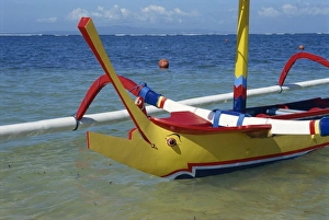Sanur Beach outside Bali Hyatt Hotel