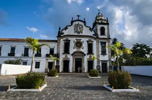 Olinda Prints: Sao Bento Monastery in Olinda, UNESCO World Heritage Site