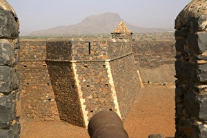 Sao Filipe Prints: Sao Filipe fort, Cidade Velha, Santiago, Cape Verde Islands, Africa