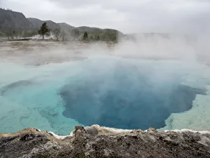 The Sapphire Pool in the Norris Geyser Basin, Yellowstone National Park
