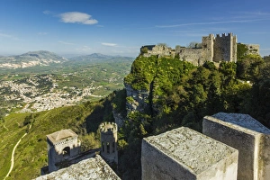 Erice Prints: Saracen Arab era Pepoli Castle
