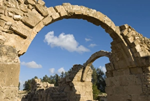 Paphos Prints: Saranda Kolones, Archaeological Park, Paphos, Cyprus, Europe